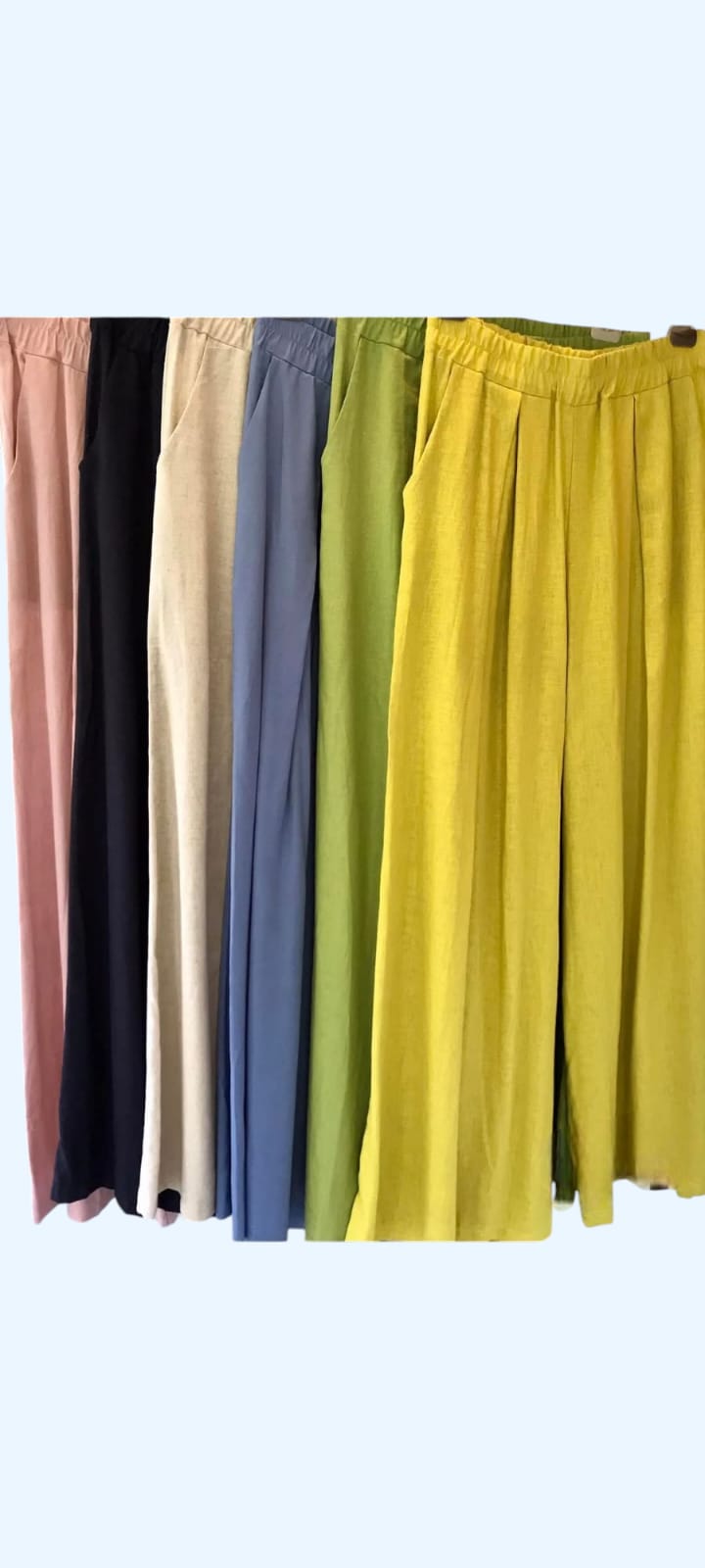 pantalon lino/viscosa ancho
