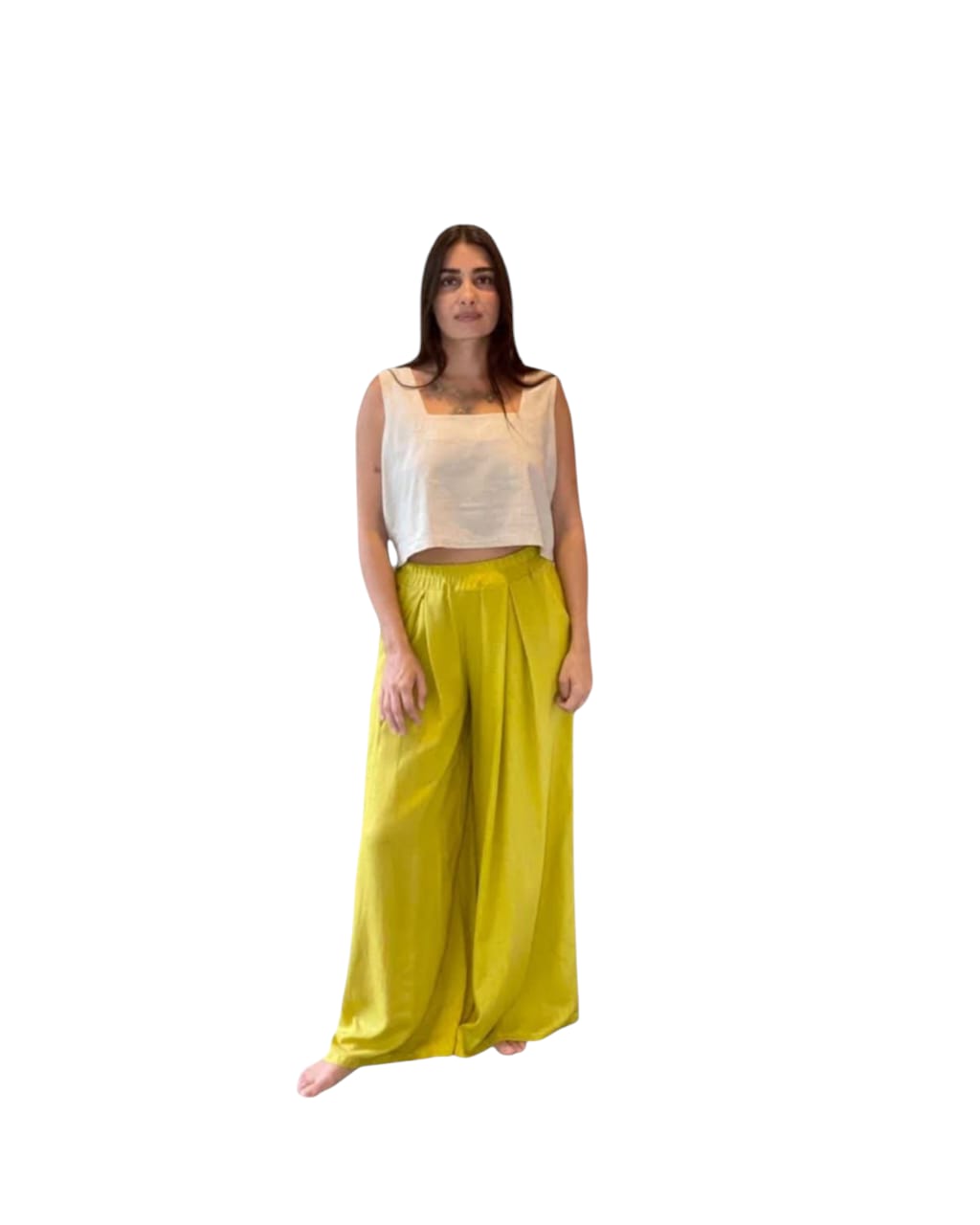 pantalon lino/viscosa ancho