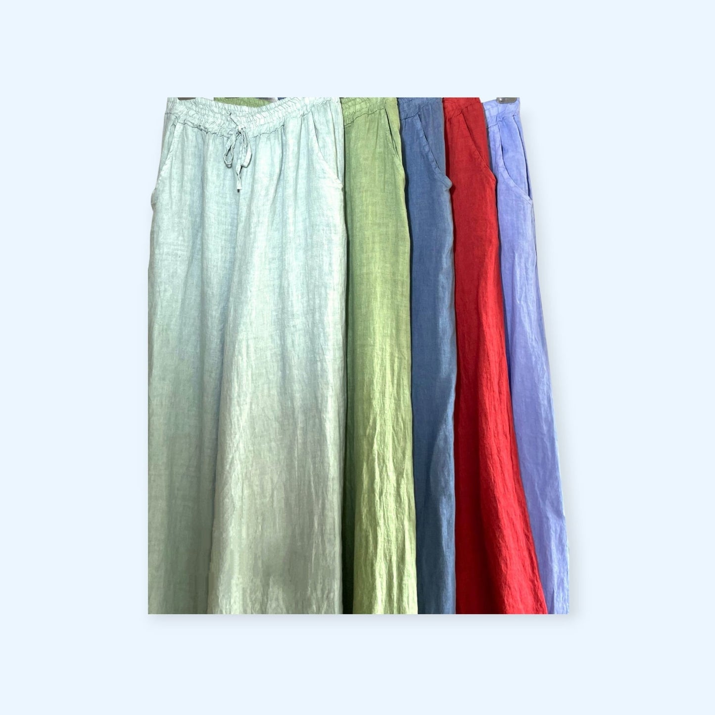 pantalon lino largo