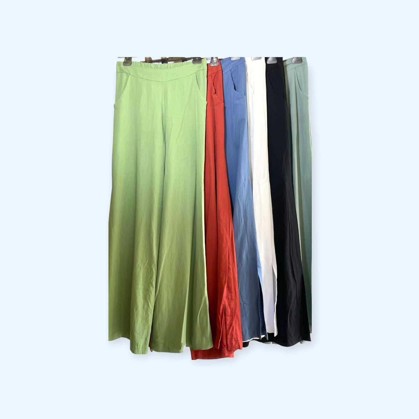pantalon lino/viscosa aberturas laterales